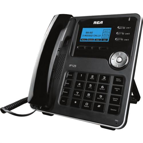 RCA 3LINE VOIP TELEPHONE W/POE